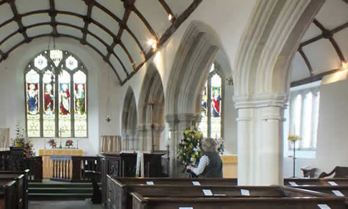 Interior of the Parish Church of St Sampson