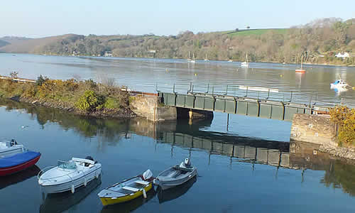 Views over Golant harbour